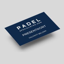 Presentkort - Padelracket
